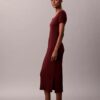 Robe midi en coton raffiné Robe midi en coton raffiné
