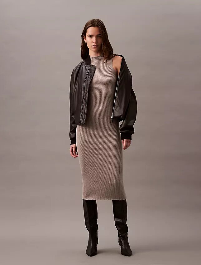 Robe midi en lurex Robe midi en lurex