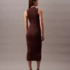 Robe midi en lurex