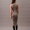 Robe midi en lurex Robe midi en lurex