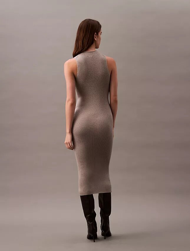 Robe midi en lurex Robe midi en lurex