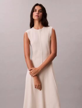Robe midi en maille douce Robe midi en maille douce