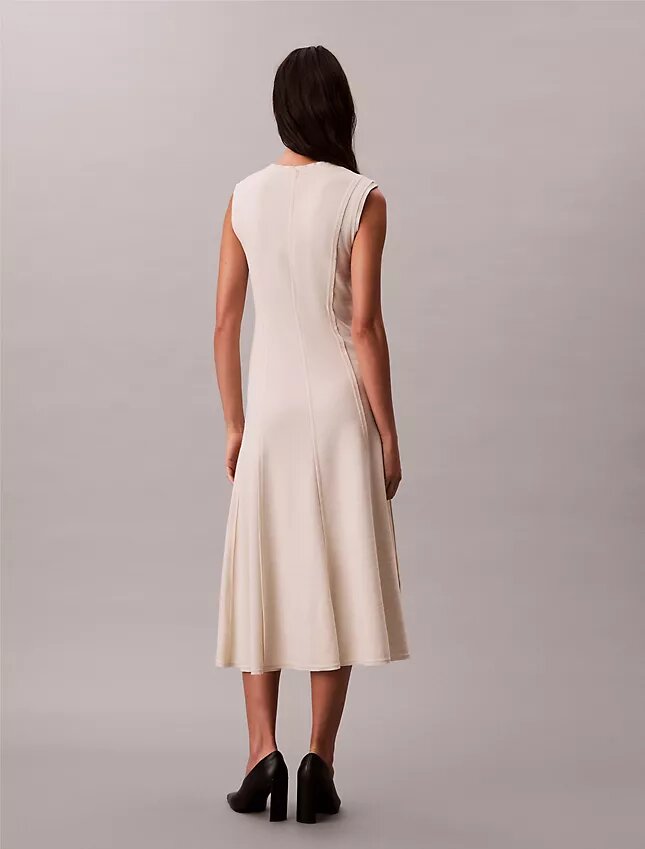Robe midi en maille douce Robe midi en maille douce