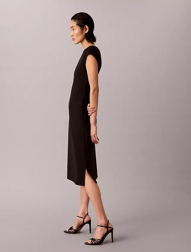 Robe midi en ponte Robe midi en ponte