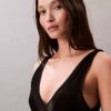 Robe midi en viscose côtelée Robe midi en viscose côtelée