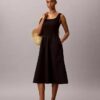 Robe midi froncée Robe midi froncée