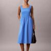 Robe midi froncée Robe midi froncée