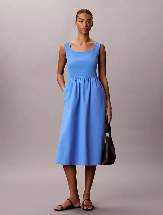Robe midi froncée Robe midi froncée