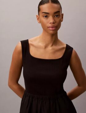 Robe midi froncée