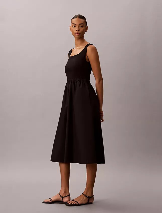 Robe midi froncée Robe midi froncée