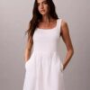 Robe midi froncée Robe midi froncée
