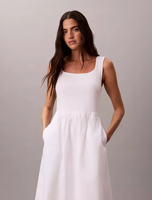 Robe midi froncée Robe midi froncée
