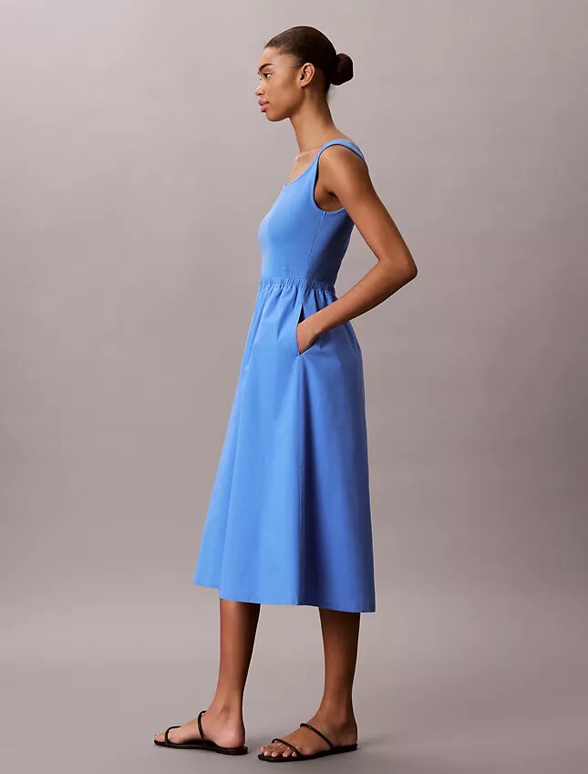 Robe midi froncée Robe midi froncée