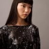 Robe midi à paillettes Robe midi à paillettes