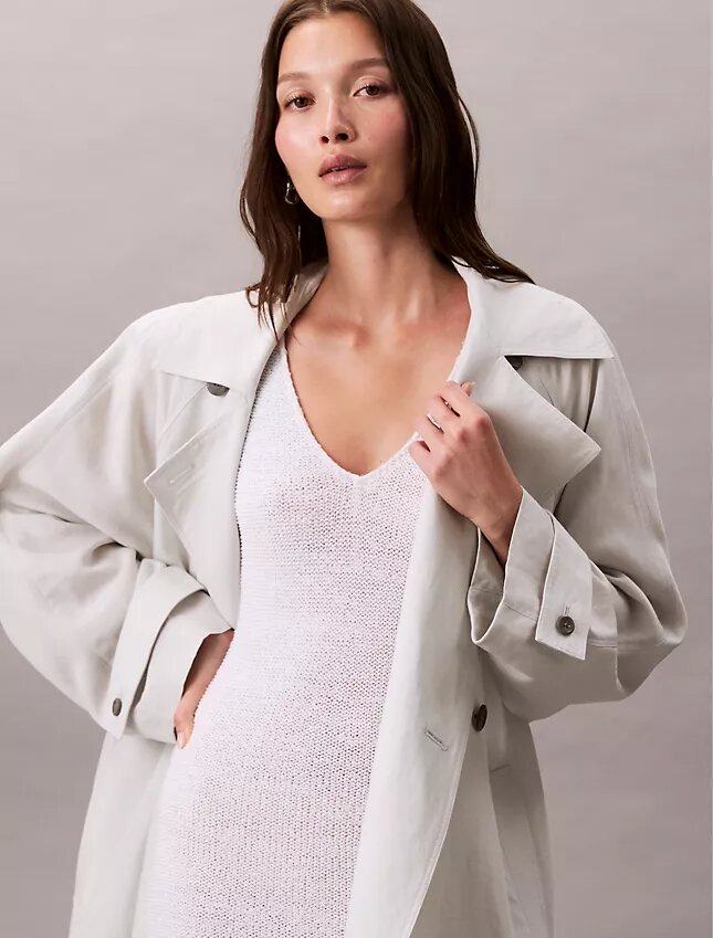 Robe midi sans manches en maille Robe midi sans manches en maille