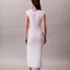 Robe midi sans manches en maille Robe midi sans manches en maille