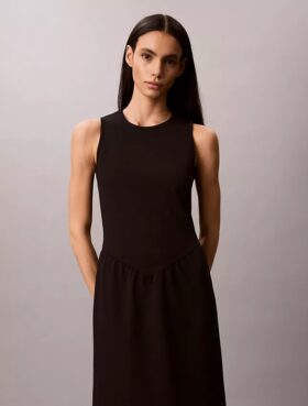 Robe midi évasée