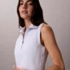 Robe sans manches en molleton à fermeture éclair 1/4 Robe sans manches en molleton à fermeture éclair 1/4