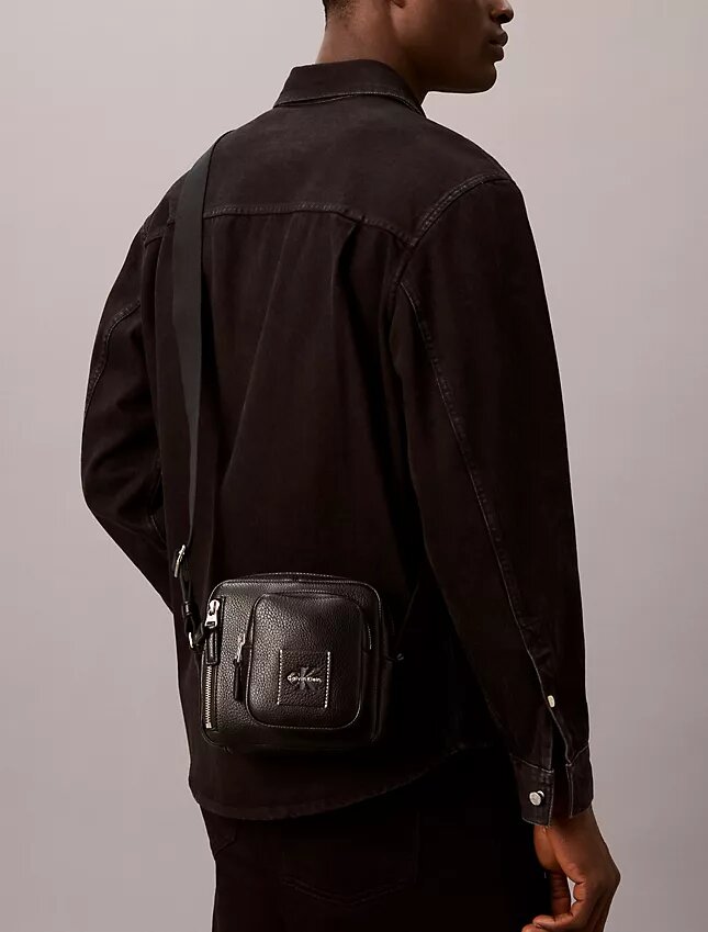 Sac à bandoulière audacieux en imitation cuir grainé Sac à bandoulière audacieux en imitation cuir grainé