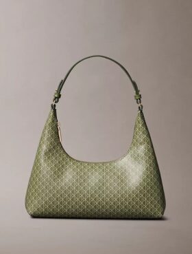 Sac à bandoulière avec logo emblématique sur toute la surface