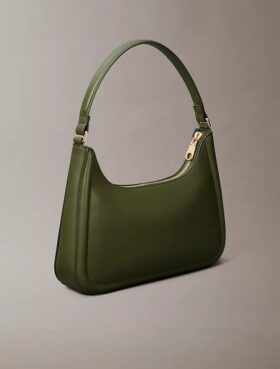 Sac à bandoulière avec monogramme en relief