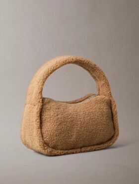 Sac à bandoulière en sherpa Sac à bandoulière en sherpa