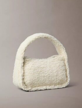 Sac à bandoulière en sherpa Sac à bandoulière en sherpa