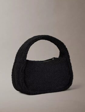Sac à bandoulière en sherpa Sac à bandoulière en sherpa