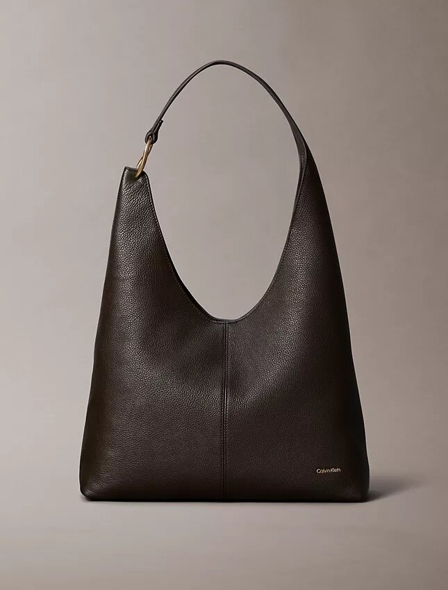 Sac à bandoulière moyen en cuir souple Sac à bandoulière moyen en cuir souple