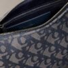Sac à bandoulière à plis avec logo Monogram