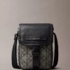 Sac de reporter en jacquard à emblème