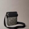Sac de reporter en jacquard à emblème