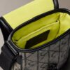 Sac de reporter en jacquard à emblème
