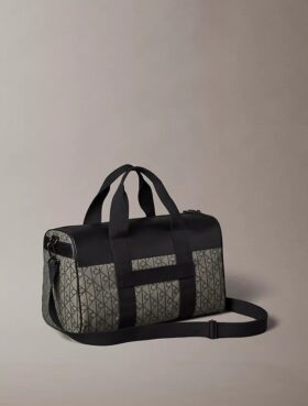 Sac de voyage jacquard à emblème