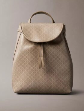 Sac à dos avec logo emblématique sur toute la surface Sac à dos avec logo emblématique sur toute la surface