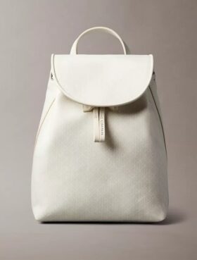 Sac à dos avec logo emblématique sur toute la surface