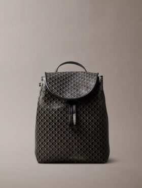 Sac à dos avec logo emblématique sur toute la surface