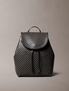 Sac à dos avec logo emblématique sur toute la surface