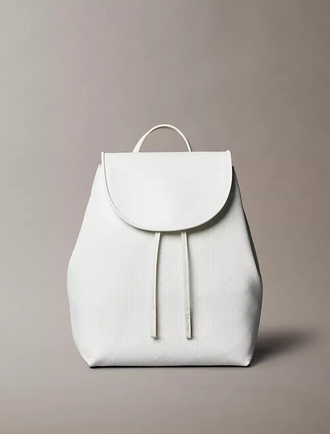 Sac à dos avec logo emblématique sur toute la surface Sac à dos avec logo emblématique sur toute la surface