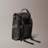 Sac à dos avec logo emblématique sur toute la surface Sac à dos avec logo emblématique sur toute la surface