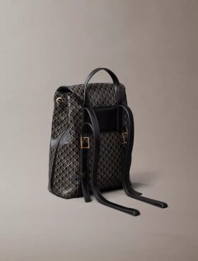 Sac à dos avec logo emblématique sur toute la surface