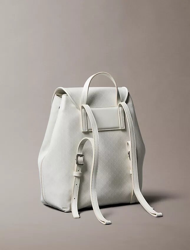 Sac à dos avec logo emblématique sur toute la surface Sac à dos avec logo emblématique sur toute la surface