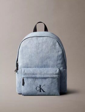 Sac à dos en Denim avec logo Monogram