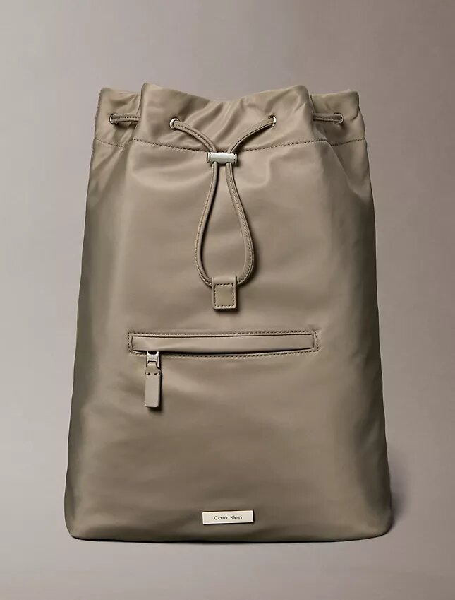 Sac à dos en nylon mat à cordon Sac à dos en nylon mat à cordon