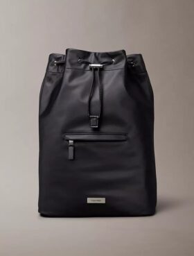 Sac à dos en nylon mat à cordon