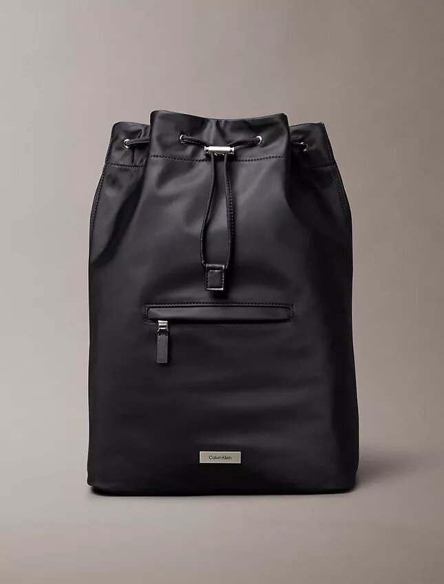 Sac à dos en nylon mat à cordon Sac à dos en nylon mat à cordon