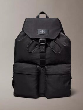 Sac à dos à rabat en nylon
