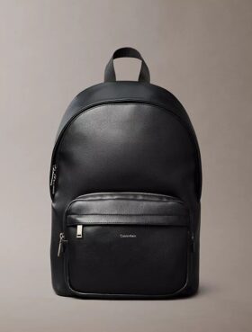 Sac à dos rond avec logo en relief