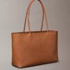 Sac fourre-tout avec logo emblématique perforé Sac fourre-tout avec logo emblématique perforé