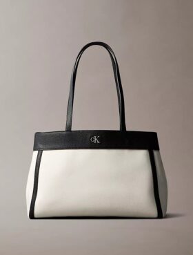 Sac fourre-tout moyen en toile Monogram